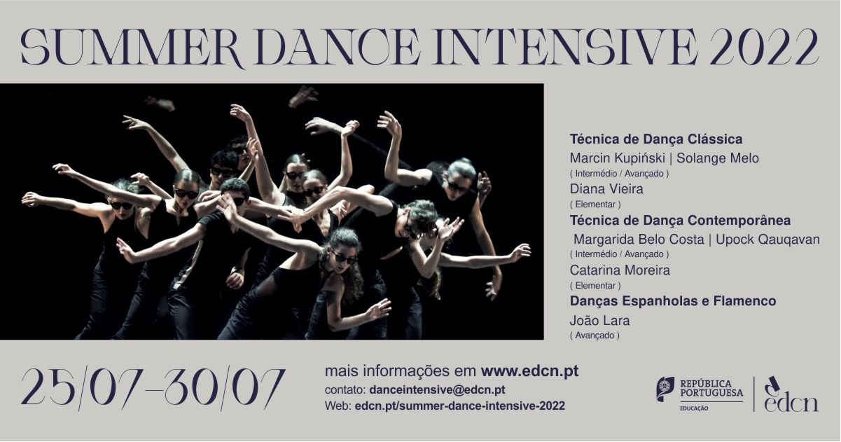 A Escola de Dança do Conservatório Nacional apresenta “Summer Dance Intensive 2022”